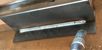 Gas shielded welding